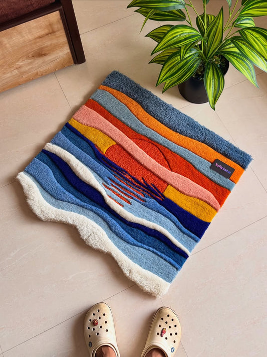 3D Sunset Custom Rug by Tuftplace