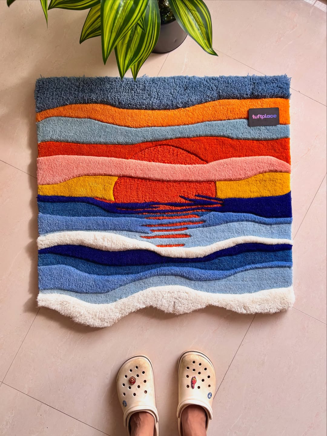 3D Sunset Custom Rug by Tuftplace