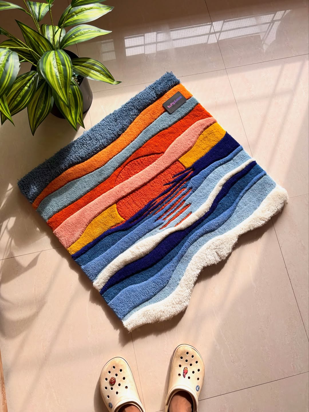 3D Sunset Custom Rug by Tuftplace
