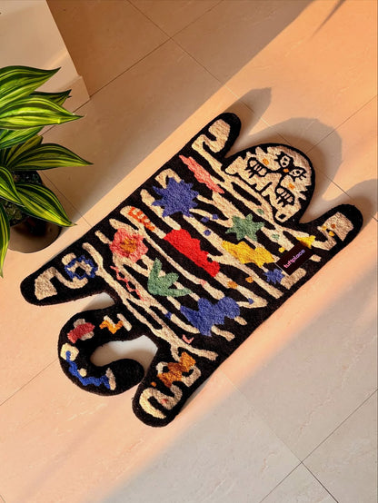 Tiger Artwork Custom Rug by Tuftplace