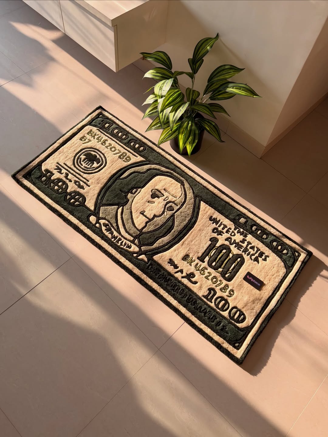 Dollar Bill Custom Rug by Tuftplace