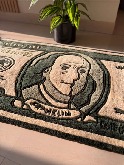 Dollar Bill Custom Rug by Tuftplace