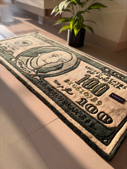 Dollar Bill Custom Rug by Tuftplace