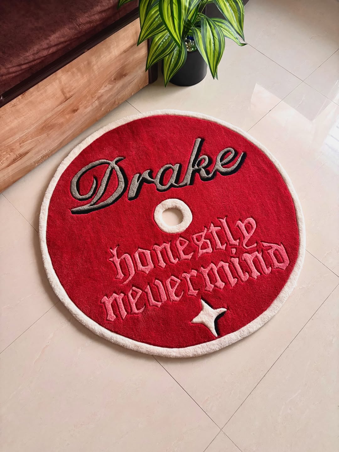 Drake CD Custom Rug by Tuftplace