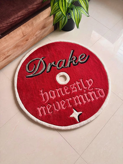 Drake CD Custom Rug by Tuftplace