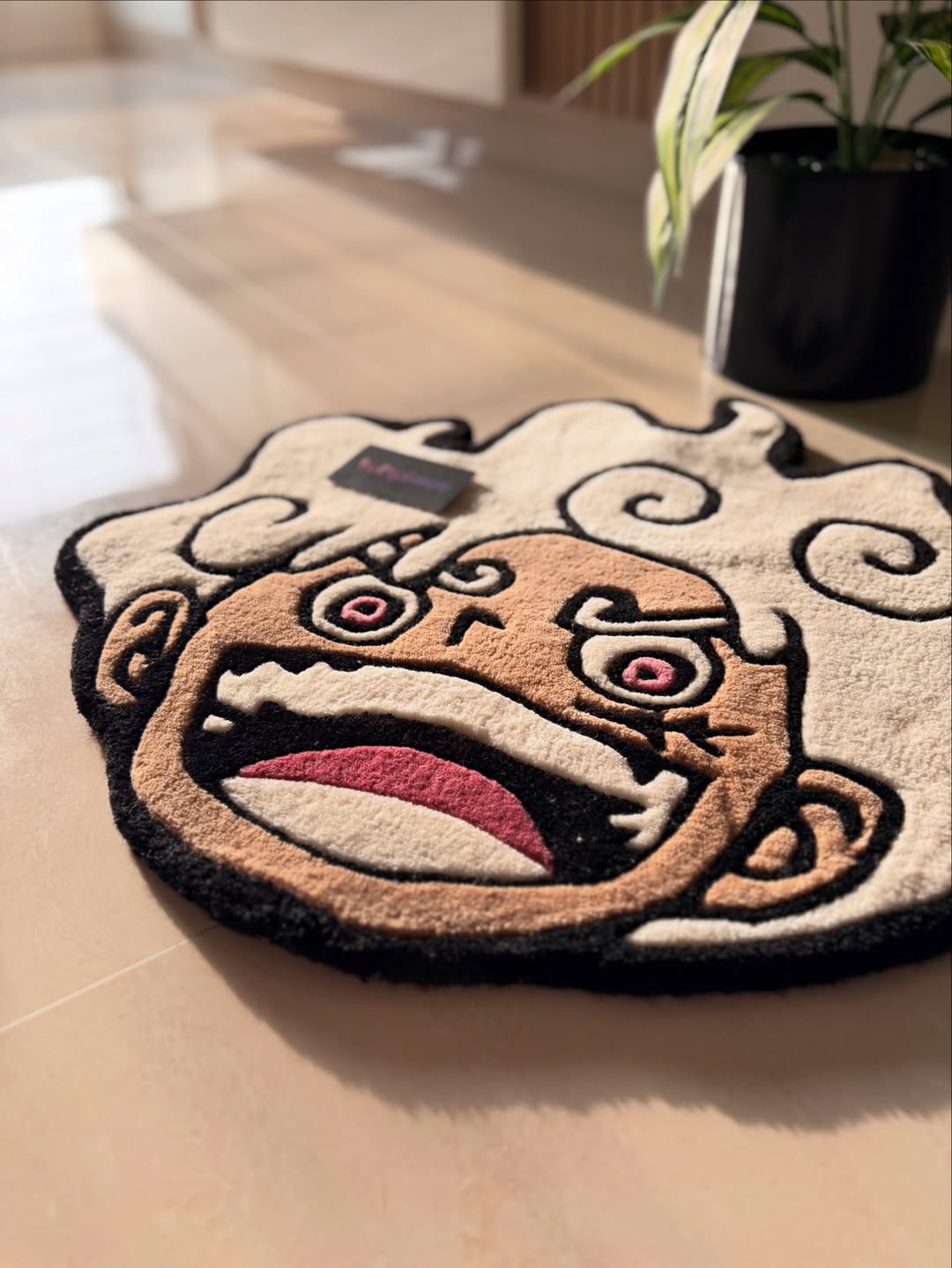 Luffy Gear 5 Art Custom Rug by Tuftplace
