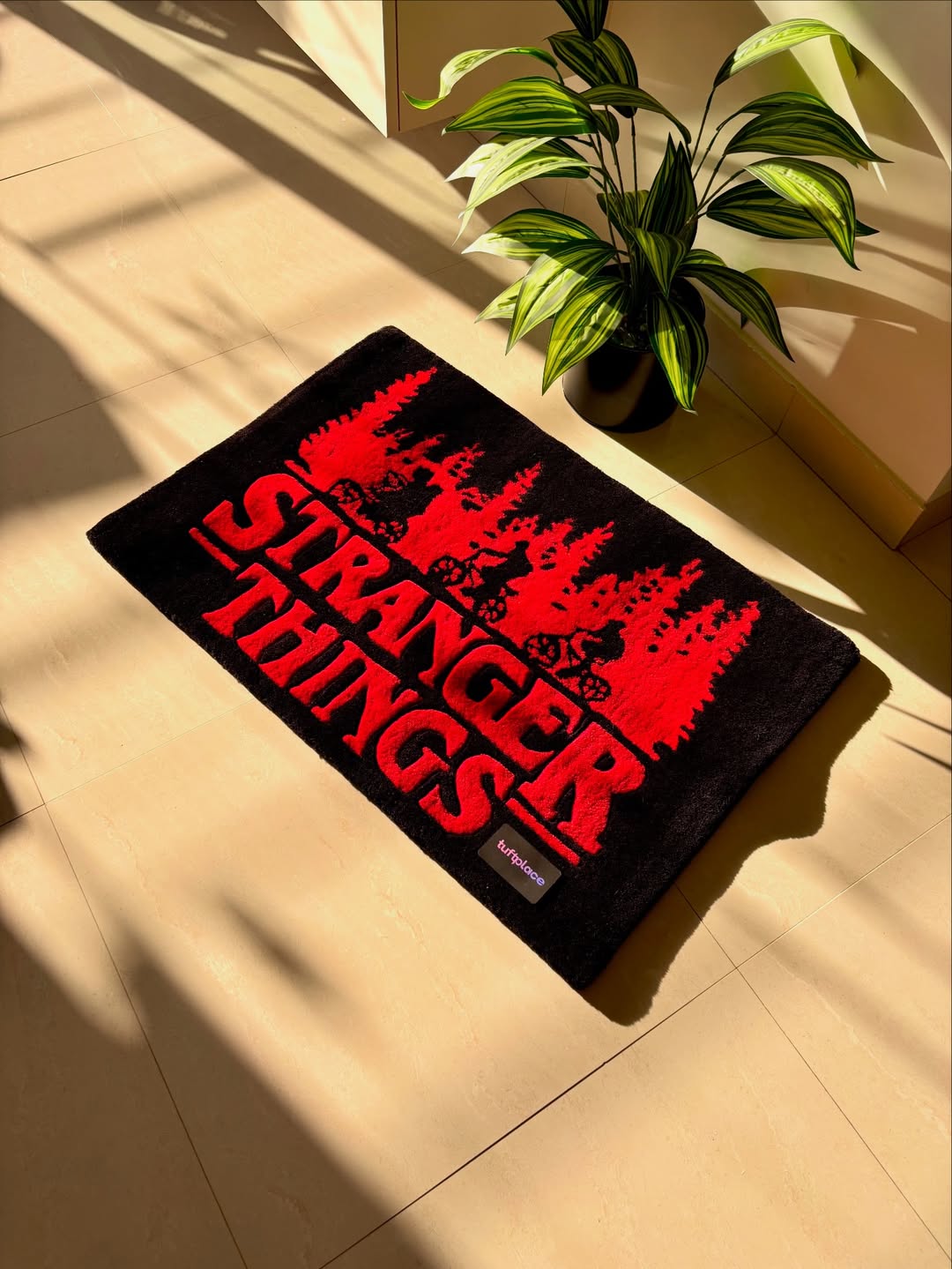 Stranger Things Art Custom Rug by Tuftplace