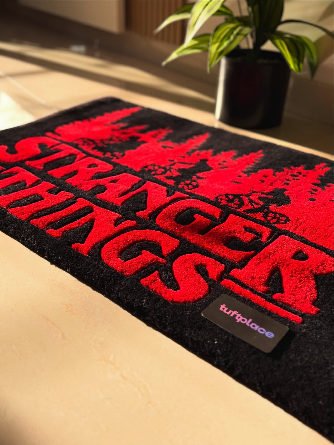 Stranger Things Art Custom Rug by Tuftplace