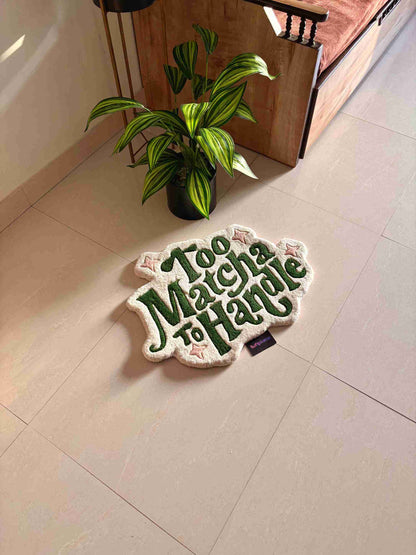 Too Matcha to Handle Custom Rug by Tuftplace