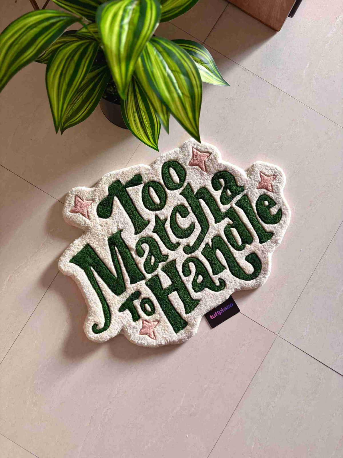 Too Matcha to Handle Custom Rug by Tuftplace