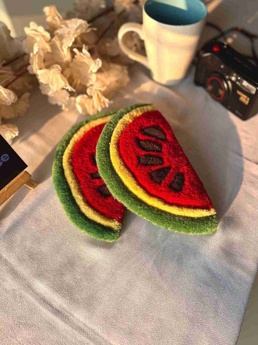 Watermelon Hand Tufted Coasters