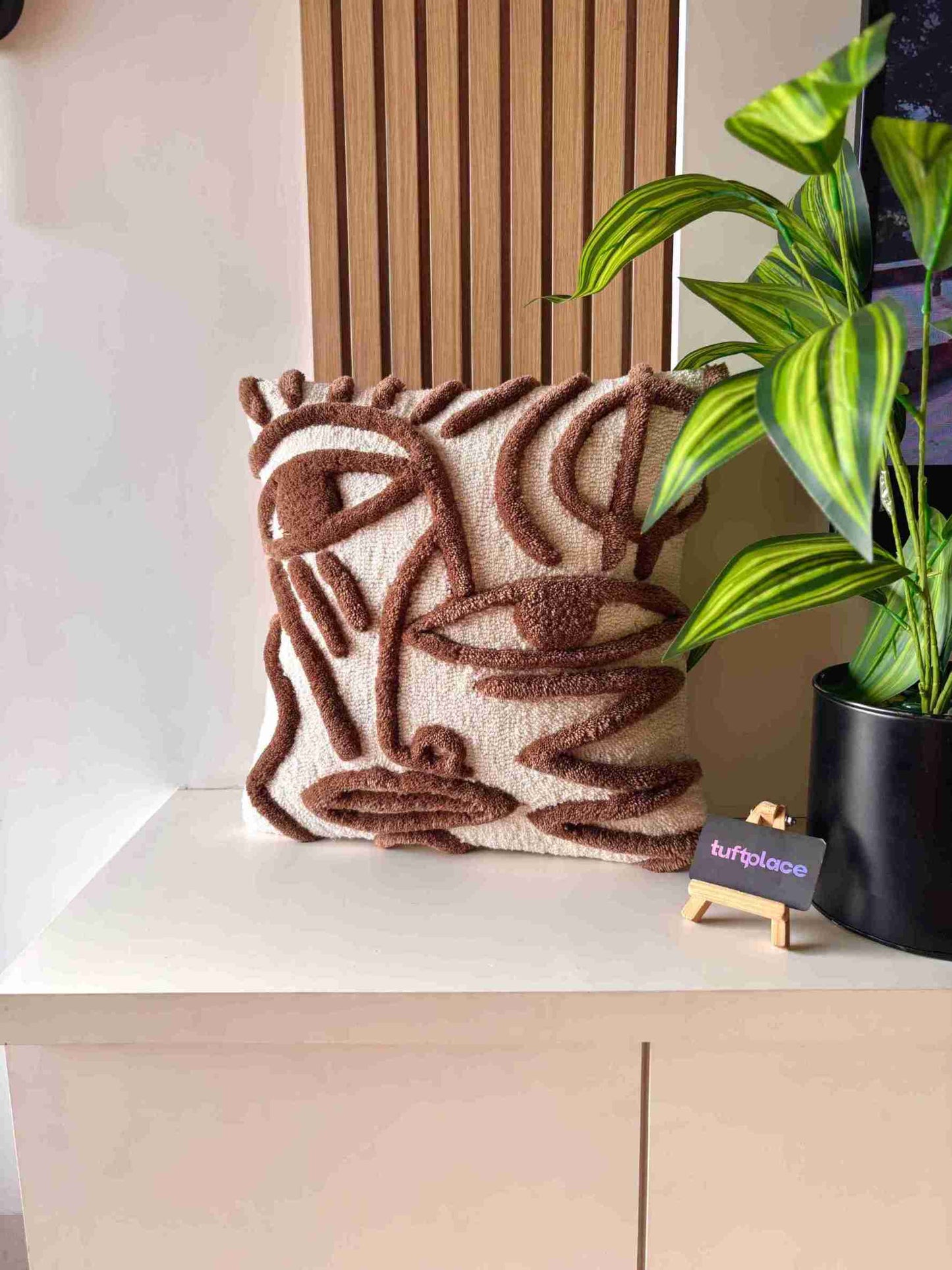 The Muse Hand Tufted Cushion by Tuftplace