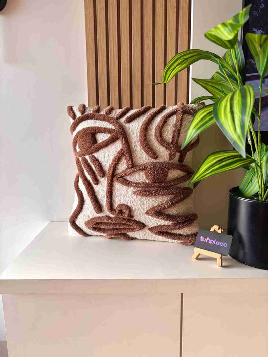 The Muse Hand Tufted Cushion by Tuftplace