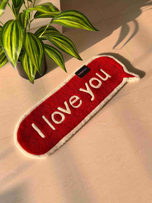 (SALE) ILY Chatbox Custom Rug by Tuftplace