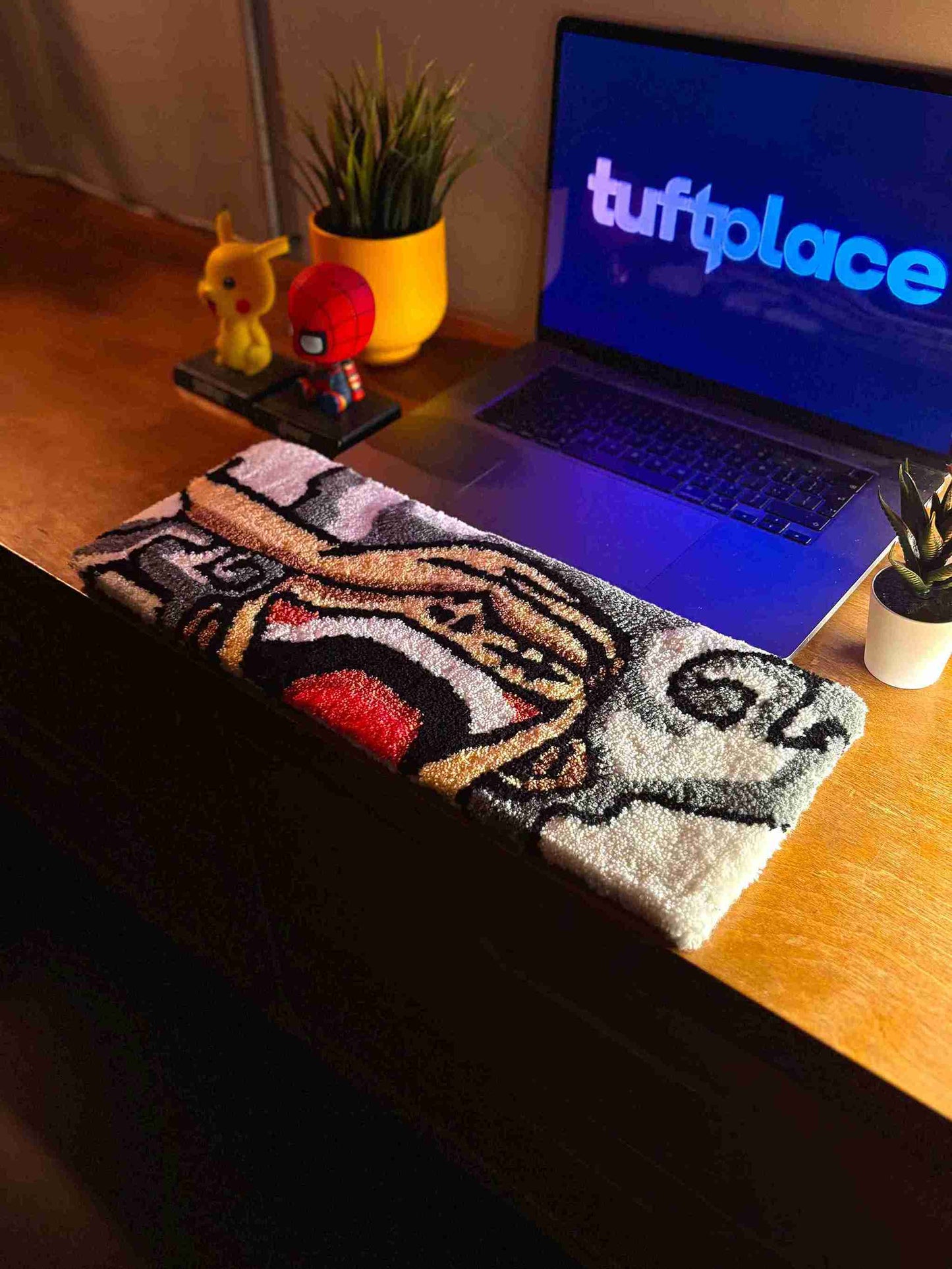 Luffy Anime Table Top & Keyboard Rug by Tuftplace