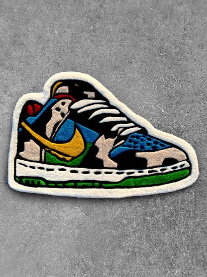 (SALE) Chunky Dunks Sneakers Custom Rug by Tuftplace